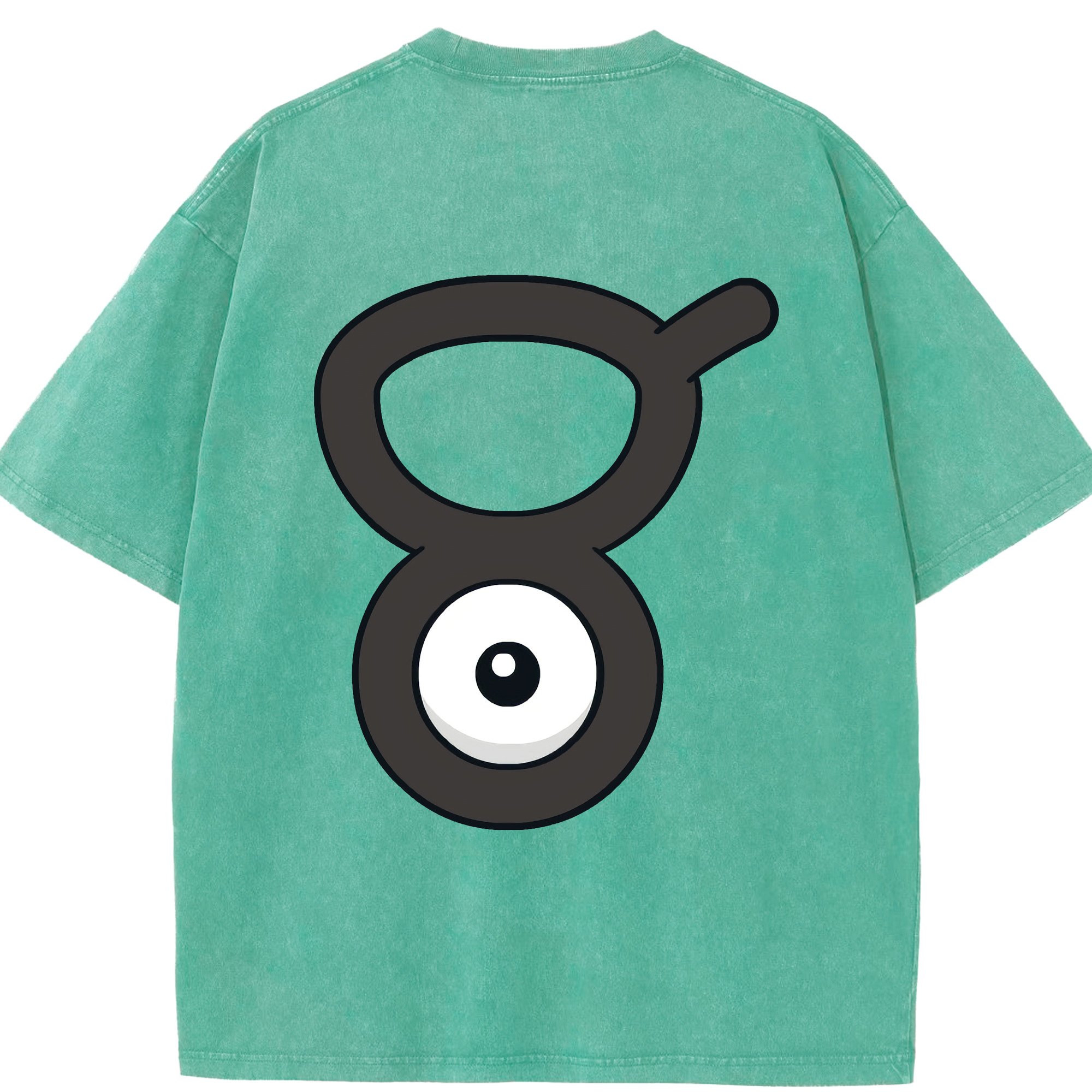（画像用） ポケットモンスター Pokémon 綿100% ヴィンテージ風 半袖Tシャツ（背面プリント）